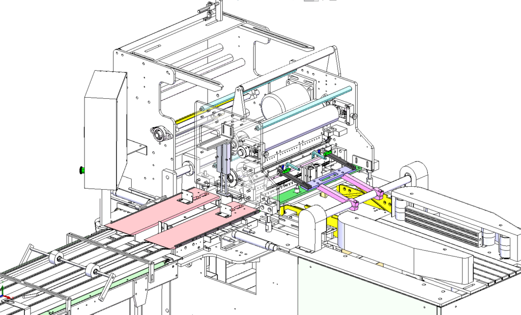 Máy xếp chồng và đóng gói khăn giấy tự động B66